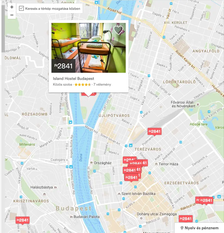AirBnB a Margitszigeten és egy telefonfülkében - Margitsziget AirBnB Hostel