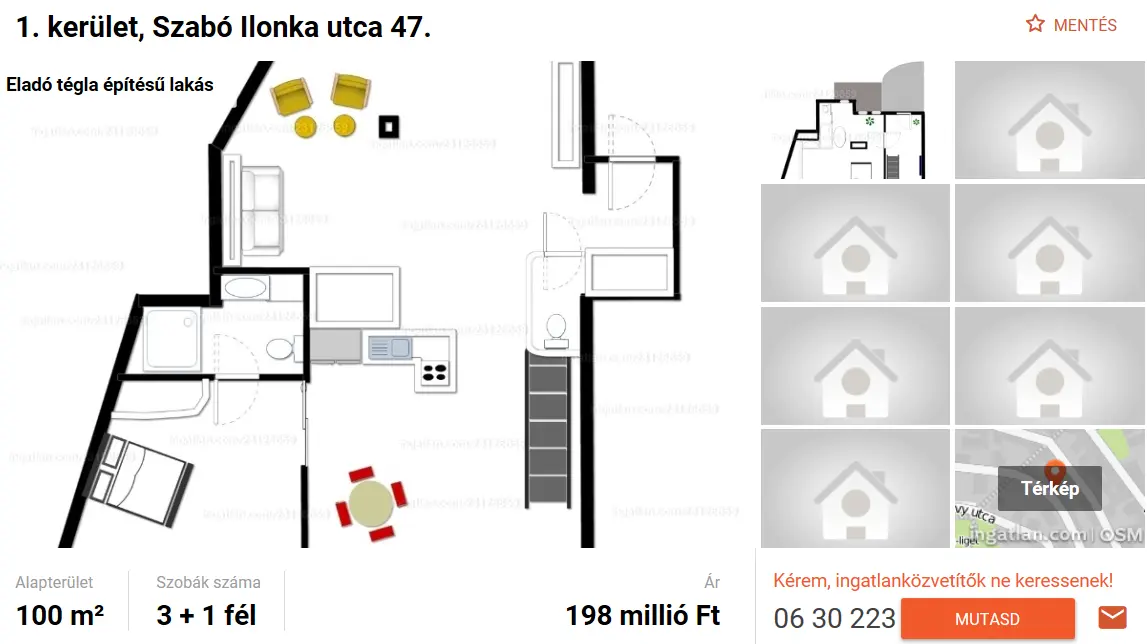 Diszharmonikus lakáshirdetések